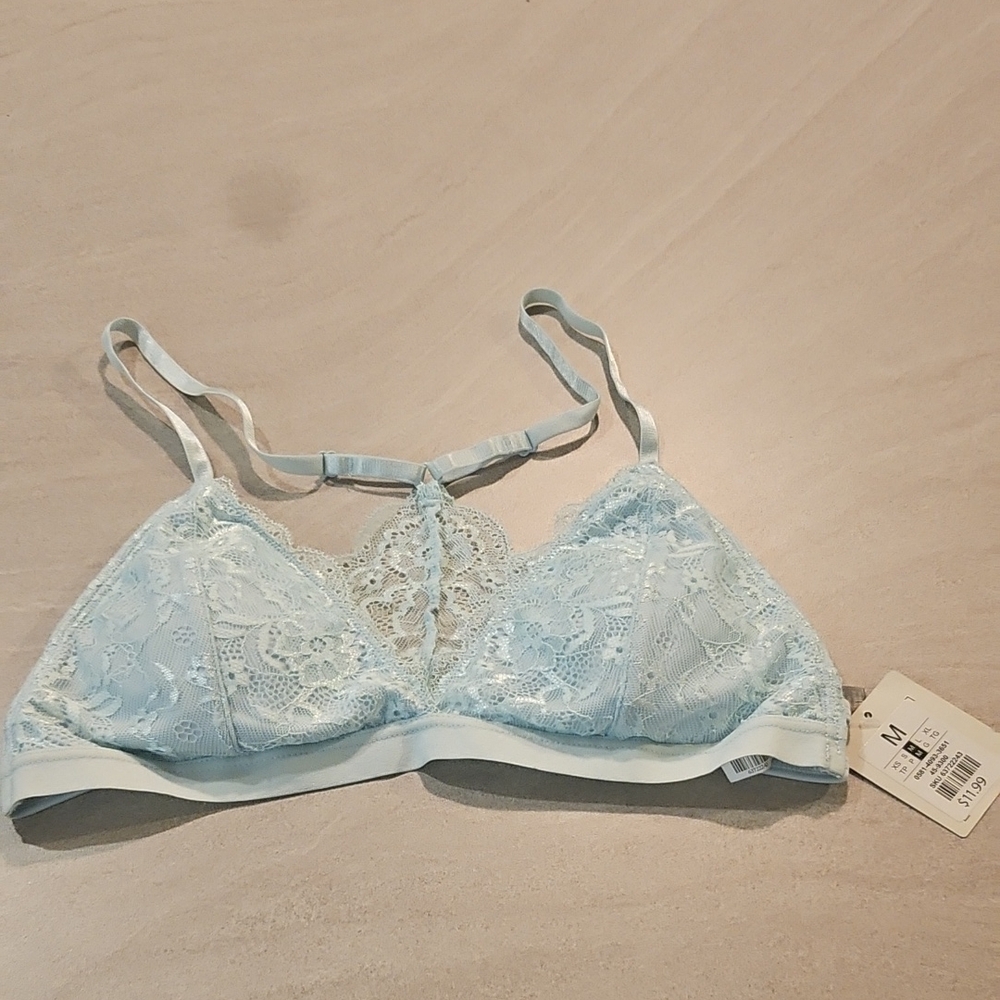 Light Blue Lace Bralette